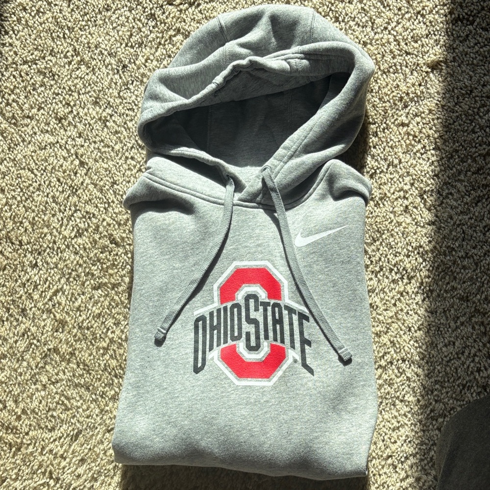 Nike Gray Ohio State Hoodie